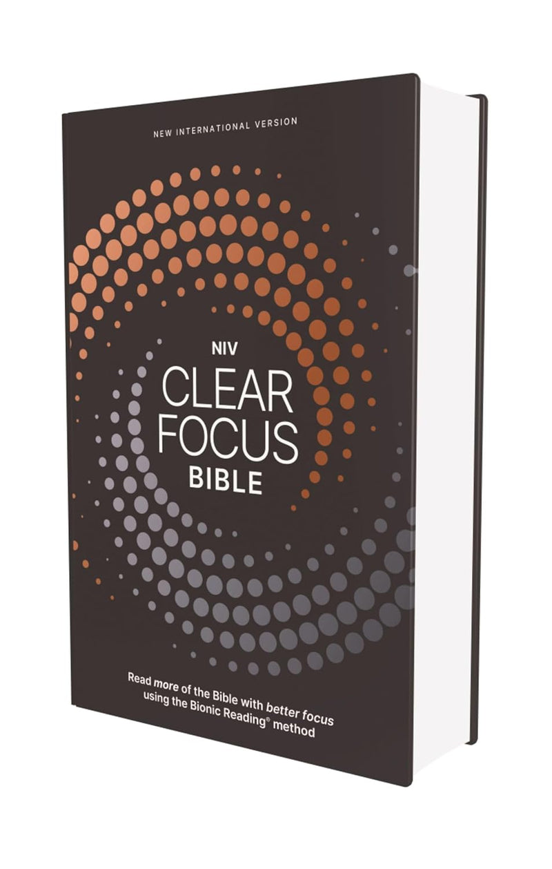 NIV Clear Focus Bible (Charcoal/Copper Hardcover)