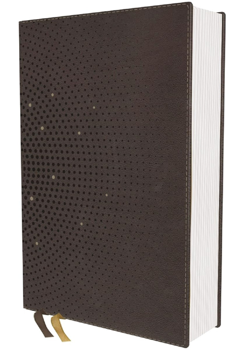 NIV Clear Focus Bible (Charcoal Brown Leathersoft)