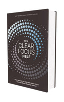 NIrV Clear Focus Bible (Charcoal/Blue Hardcover)