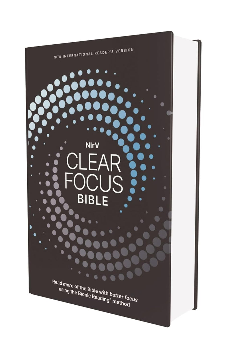 NIrV Clear Focus Bible (Charcoal/Blue Hardcover)