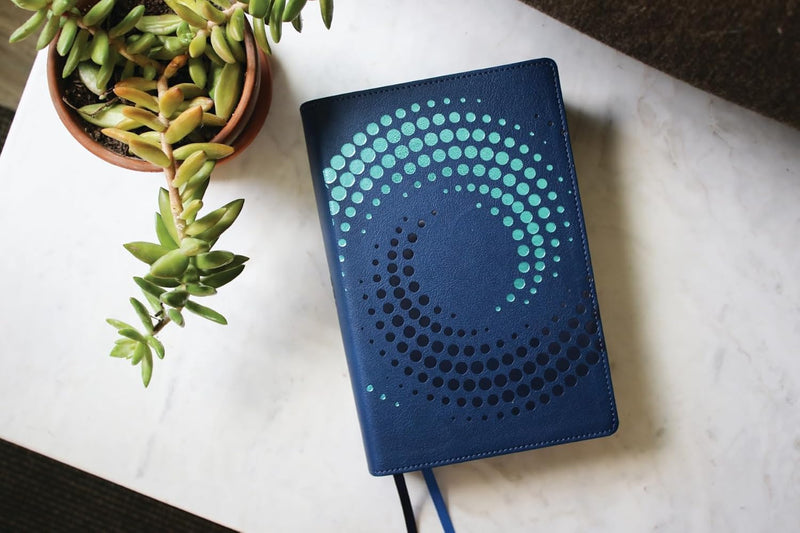 NIrV Clear Focus Bible (Navy Leathersoft)