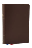 NET Bible, Full Notes Edition (NET, Brown Genuine Leather, Comfort Print, Thumb Indexed): Holy Bible
