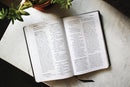NIV Clear Focus Bible (Charcoal Brown Leathersoft)