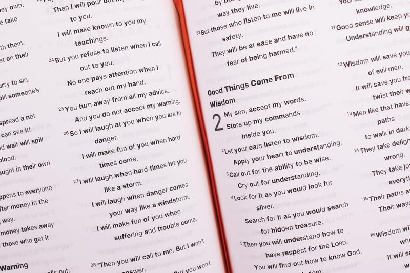 NIrV Clear Focus Kids Bible - ADHD & Dyslexia-Friendly (Leathersoft Blue)