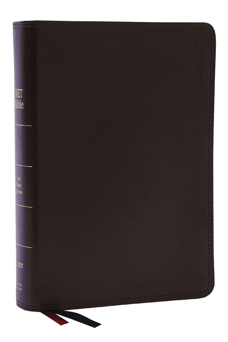 NET Bible, Full Notes Edition (NET, Black Leathersoft, Comfort Print): Holy Bible