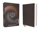 NIV Clear Focus Bible (Charcoal Brown Leathersoft)