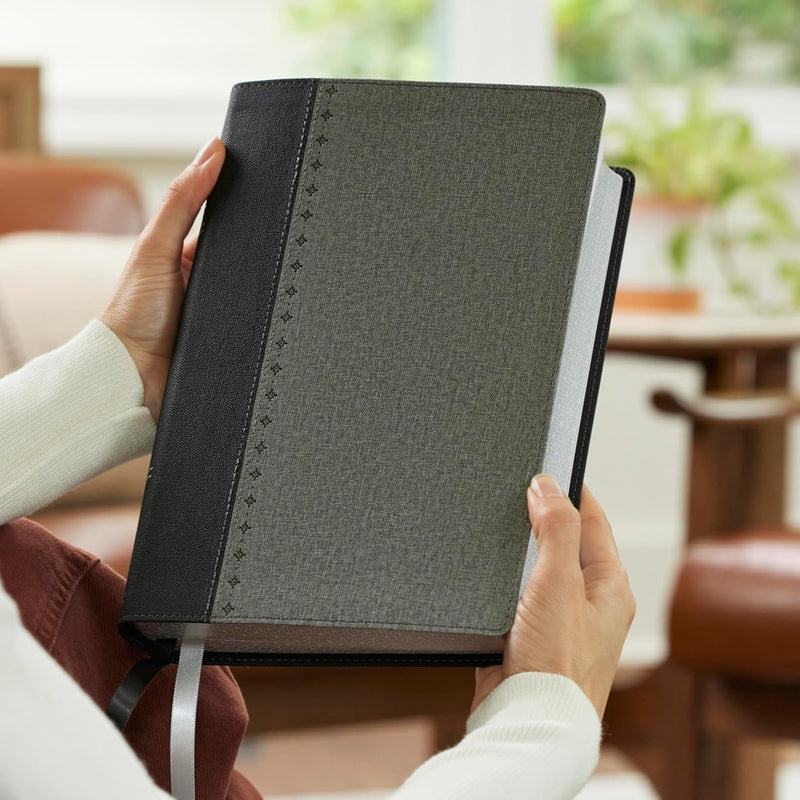 NKJV Alexander Maclaren Study Bible - Thumb Indexed (Black/Gray Leathersoft)