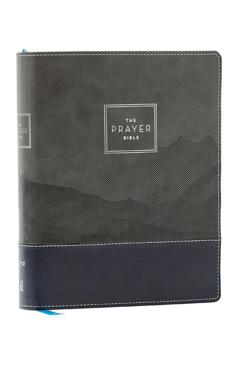 NIV The Prayer Bible: Pray God’s Word Cover to Cover (Black/Gray Leathersoft)