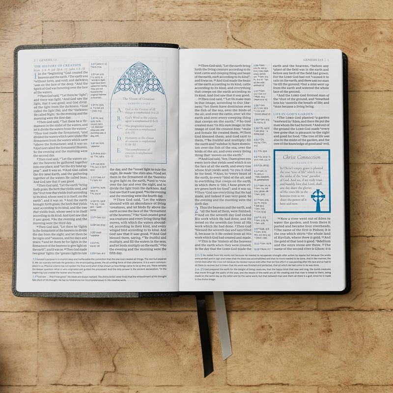 NKJV Alexander Maclaren Study Bible - Thumb Indexed (Blue Leathersoft)