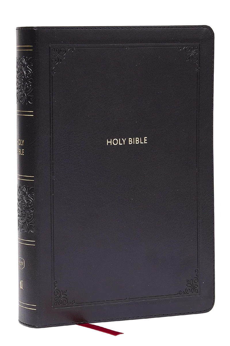 KJV Giant Print End-of-Verse Reference Bible (Black Leathersoft)