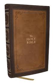 KJV Bible w/ Apocrypha (brown leathersoft)