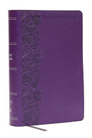 KJV Giant Print End-of-Verse Reference Bible (Purple Leathersoft)